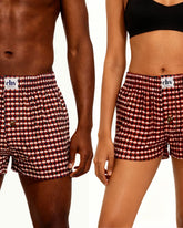 Woven Boxer - Mosaic Red