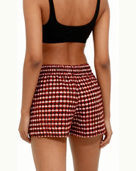 Woven Boxer - Mosaic Red