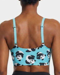 Panda - Scoop Neck Adjustable Strap Bra / Bikini