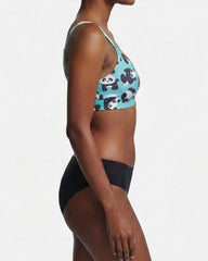 Panda - Scoop Neck Adjustable Strap Bra / Bikini