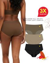 3X Seamless Full Briefs - Assorted