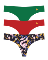 3X Pack Seamless Thongs