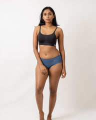Cerulean Blue - Second Skin Raw Cut Full Brief