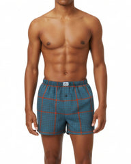 Woven Boxer - Gridlock