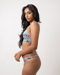 Rain Forest - No-Show Printed Thong