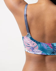 Flora- Scoop Neck Adjustable Strap Bra / Bikini