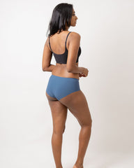 Cerulean Blue - Second Skin Raw Cut Full Brief