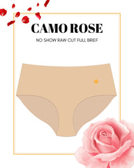 Camo Rose - Second Skin Raw Cut Full Brief