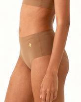 Taupe - Second Skin Raw Cut Full Brief