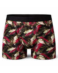 Black Floral- Boxer Brief