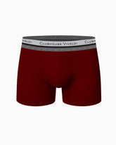 BURGUNDY - Super Soft Long Leg Boxer Brief