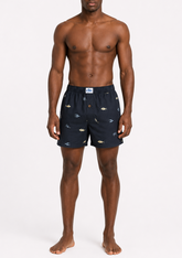Woven Boxer - Midnight Marlin