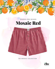 Woven Boxer - Mosaic Red
