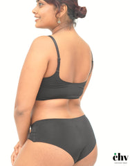 Black - Second Skin Raw Cut Full Brief