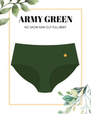 Army Green - Raw cut Seamless Full Brief