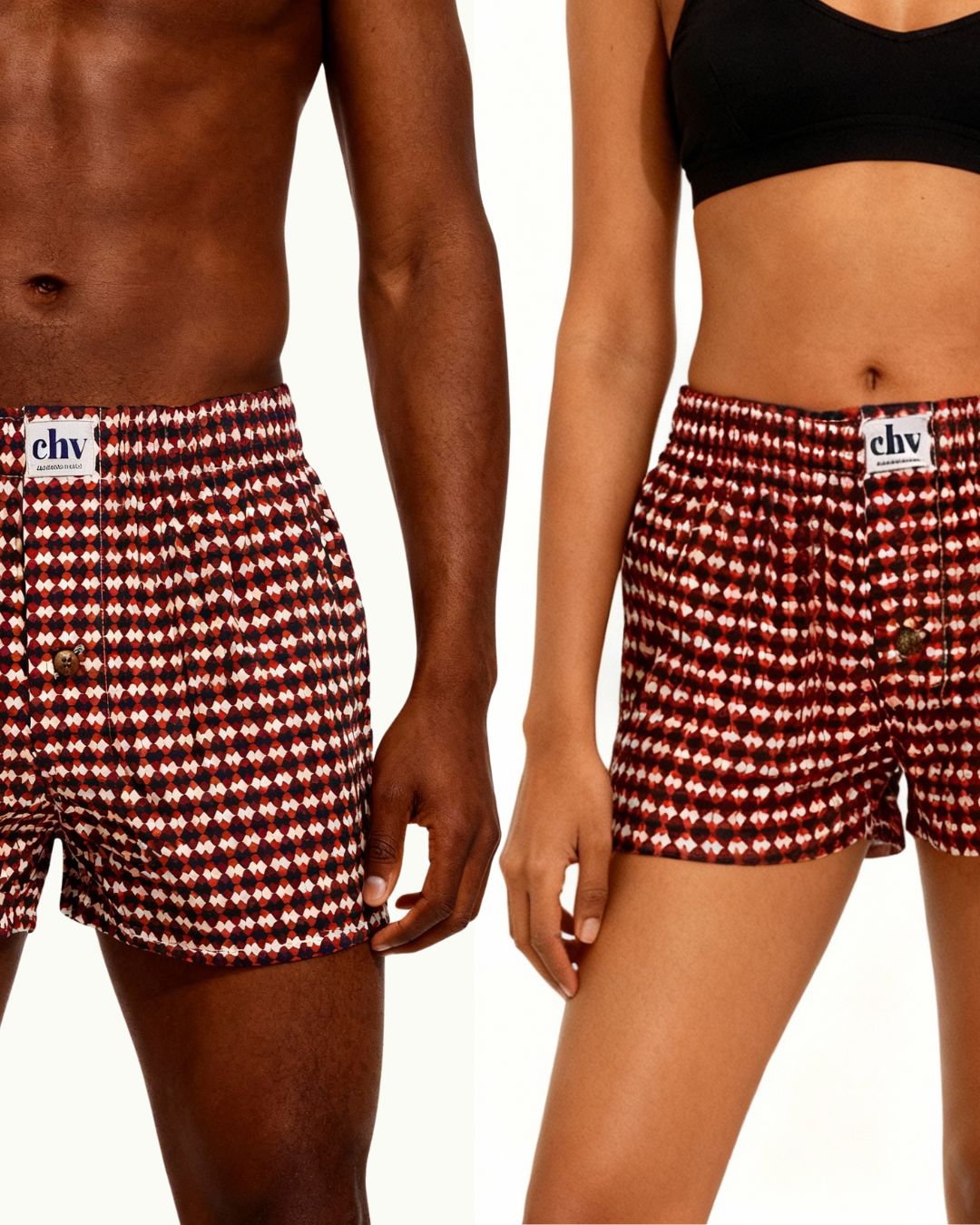 Woven Boxer - Mosaic Red