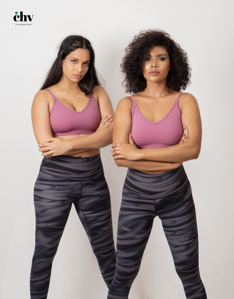 SerenityFlex Sports Bra - Dusty Magenta