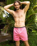 Woven Boxer - Pink Geo
