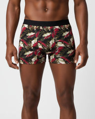 Black Floral- Boxer Brief