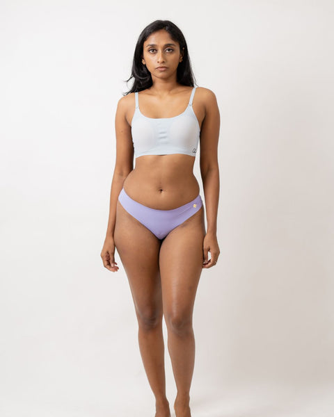 Lavender - Second Skin Raw Cut Thong