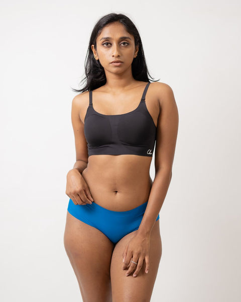 Royal Blue - Raw cut Seamless Full Brief