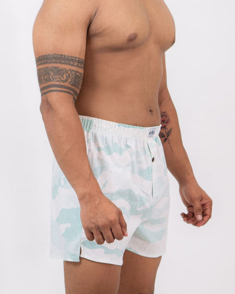 Woven Boxer - Mint Frost