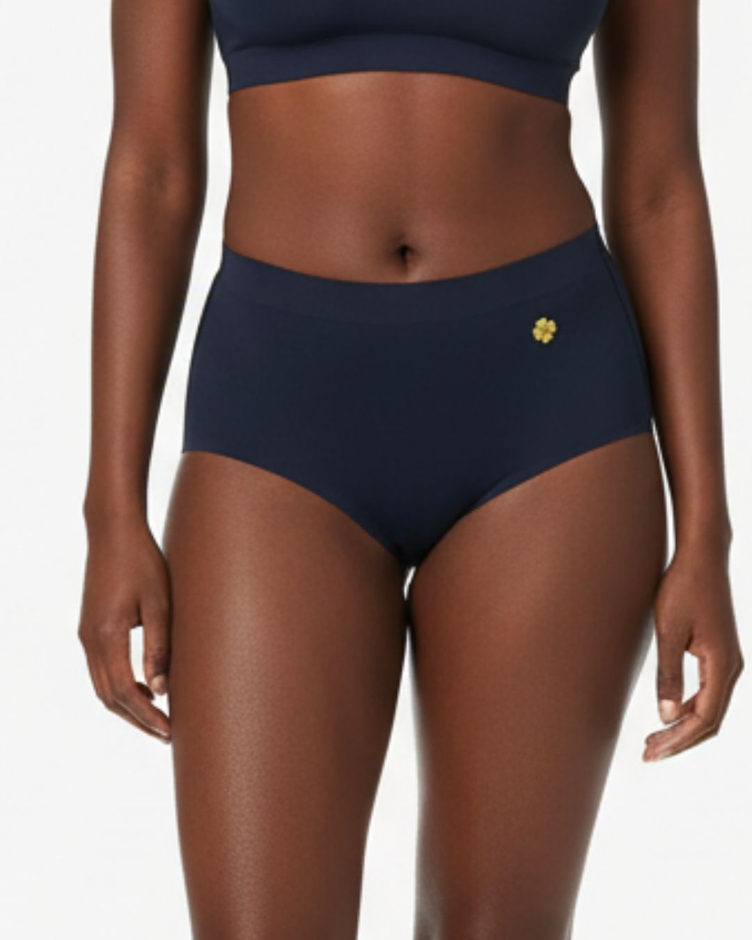 Dark Cerulean - Second Skin Raw Cut Full Brief