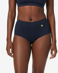 Dark Cerulean - Second Skin Raw Cut Full Brief