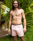 Woven Boxer - Pink Flamingo