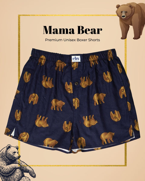 Woven Boxer - Mama Bear