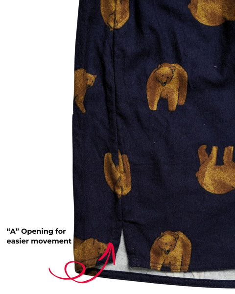 Woven Boxer - Mama Bear