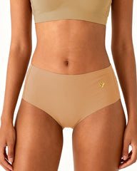 Taupe - Second Skin Raw Cut Full Brief