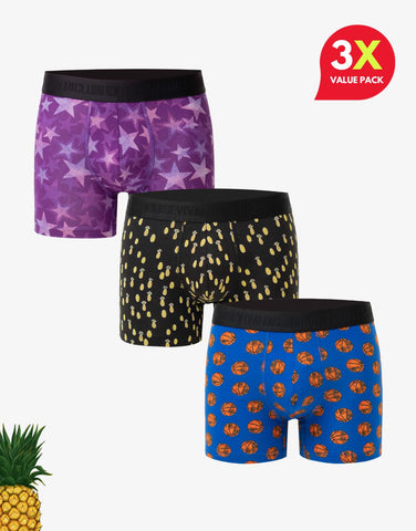 3X Long Leg Boxer Briefs