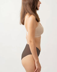 Espresso - Second Skin Raw Cut Full Brief