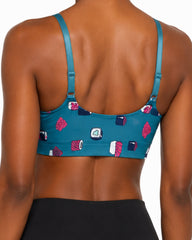 Sushi Buffet -  Scoop Neck Adjustable Strap Bra / Bikini