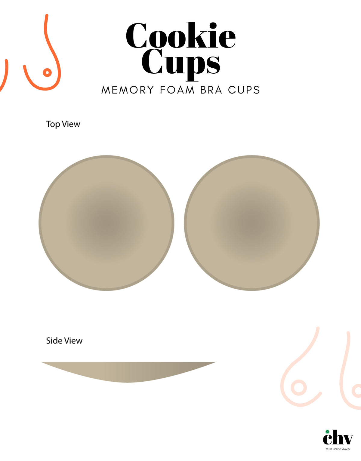 Bra cups
